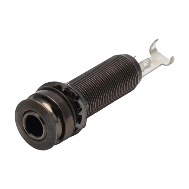 Premium Split Stereo Guitar Endpin Jacks 6.35mm Metal Connector for Acoustic Electric Guitars Easy Installation