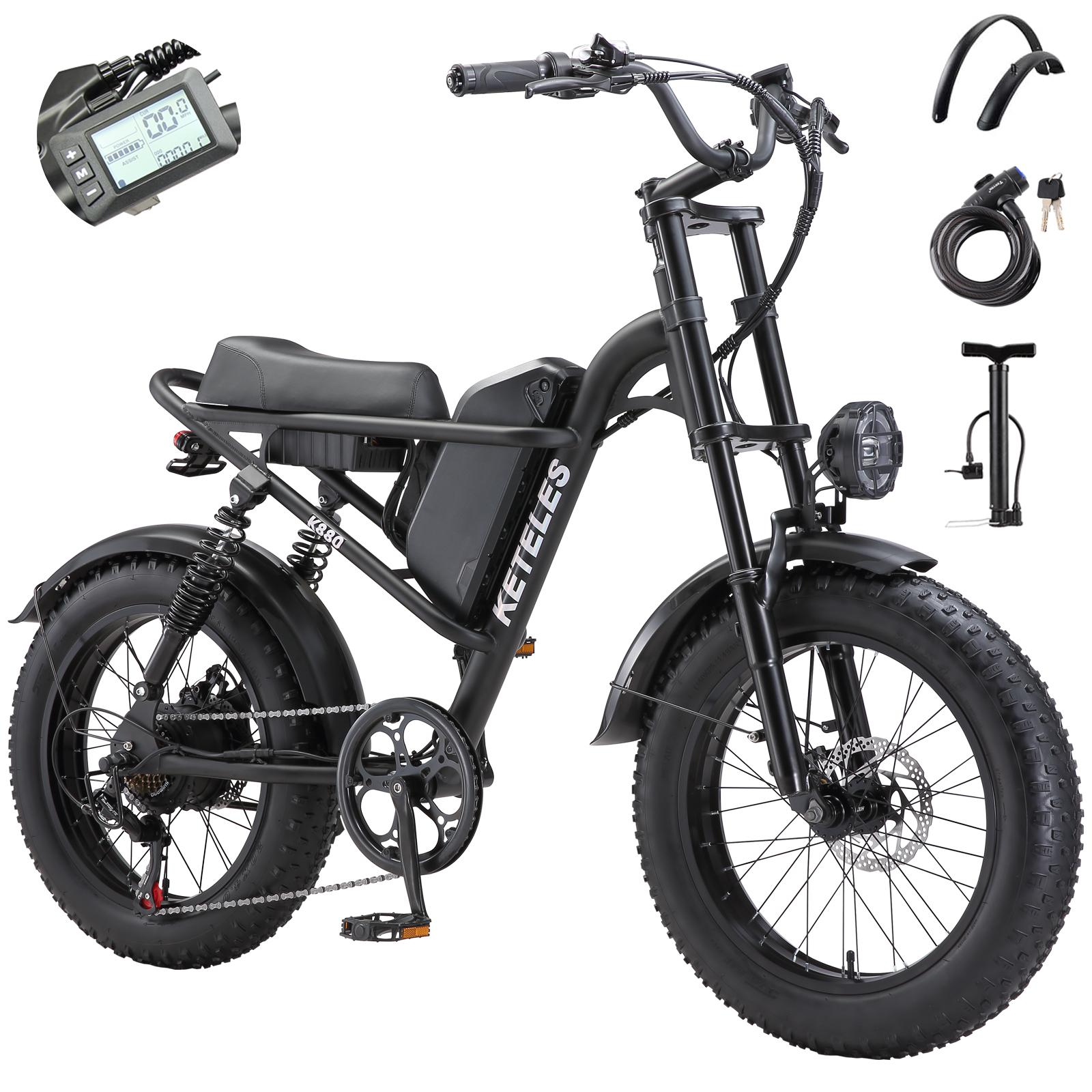 KETELES K880 Full Suspension Electric Bike