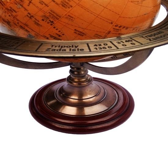 Decorative World Globe, Home Decor, Office Decor Zodiac World Map Globe Atlas