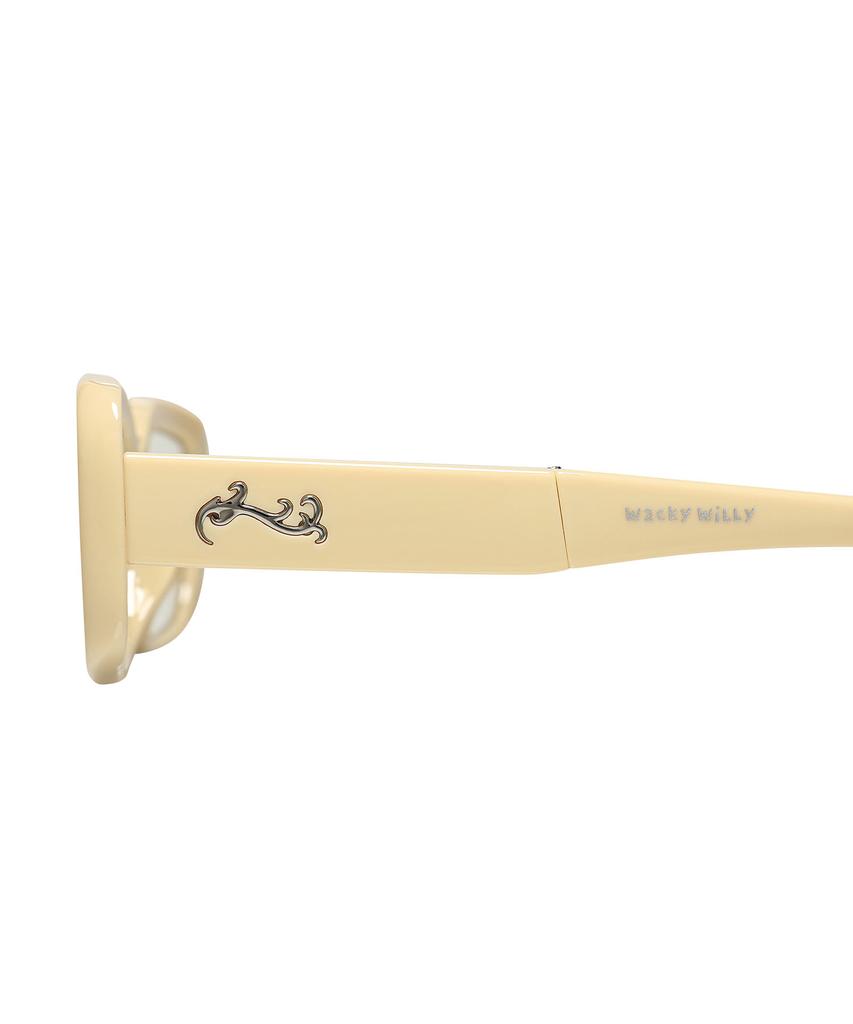 WACKY WILLY [Wacky Willy X Reclow] Maye Folder Blue Light Glasses Butter