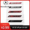 Car Sticker 1pc 3D ABS Chrome Red Black Logo AMG Emblem Car Fender Side Badge Decal For Mercedes Benz GLE W167 W166 AMG Sticker