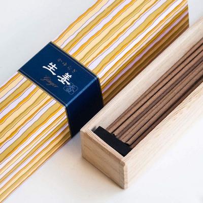 Nippon Kodo Kayuragi Ingwer 40 mit Räucherstäbchenhalter Stäbchen, Stäbchen,