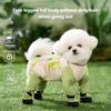 Dog Waterproof Leggings Shoes Suspender Booties Adjustable Pet Rain Suspender Booties Rainwear Walks and Outings