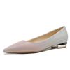 2215 Pointed Flat Shoes Women's 2025 New Temperament Gradual Change Color Wedding Shoes Sexy Not Tired Feet Thick Heel Shoes