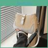 Retro Chic Small Square Shoulder Bag For Women Casual Stylish Pu Leather Handbag
