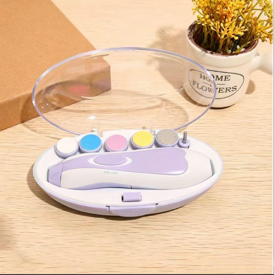 Electric Baby Nail Grinder & Clipper Set for Newborns