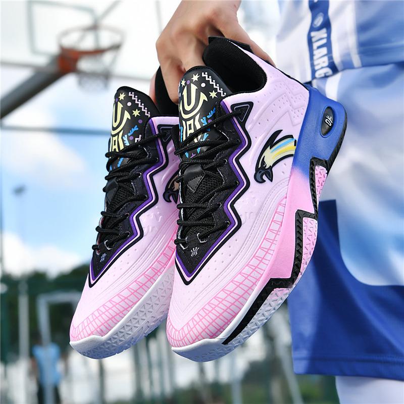 Fashion Basketball Sneaker Man Breathable Mesh Men's Basketball Shoes Anti-slip Wearable Basketball Sneakers for Men Baloncesto
