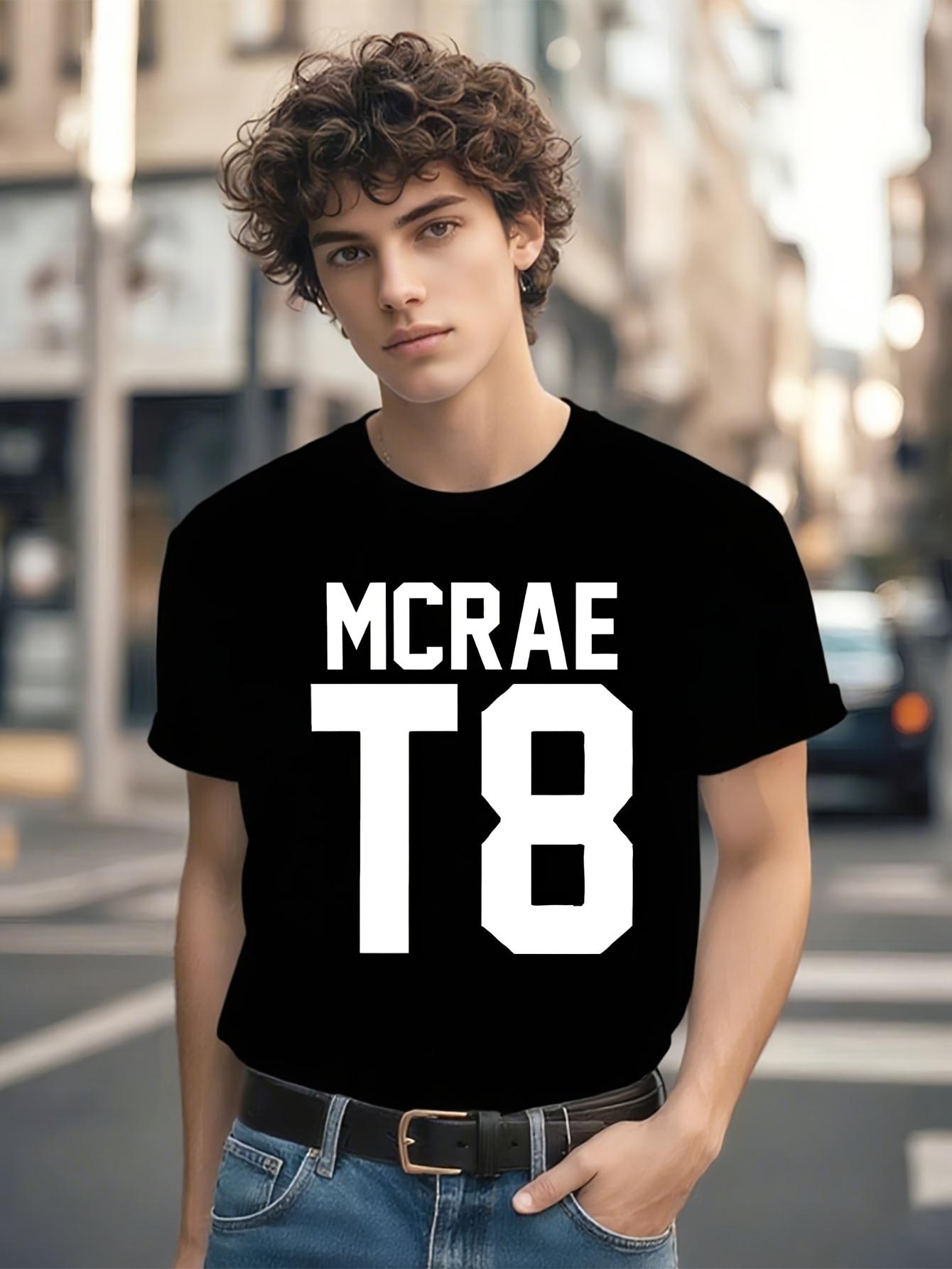 Black Tshirt - Tate McRae T8 Graphic Tee M