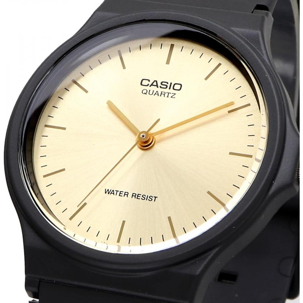 Casio Analog Watch Chipkashi Mq 24 9el Urethane Belt Unisex Gold