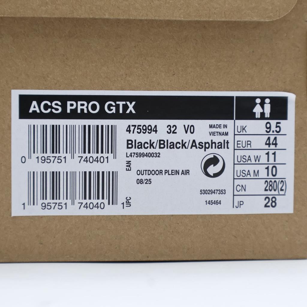 L47599400 Salomon ACS Pro GORE-TEX Black Asphalt (Men's)