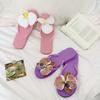 Summer Butterfly Orchid Flip Flops, Women's Sweet Vacation Style, Seaside Beach Sandals, Flip Flops, Flip Flops for Wearing Flat Shoes On The Outside