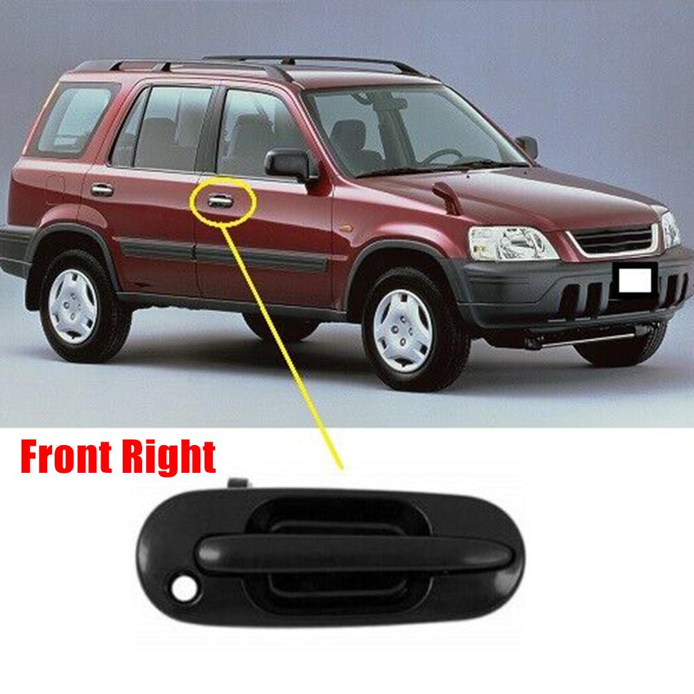 Części samochodowe Zewnętrzna klamka drzwi Części zewnętrzne Plastikowe zamienniki 1 szt. Czarny do Hondy Do CRV 97-01 Nowe Przydatne