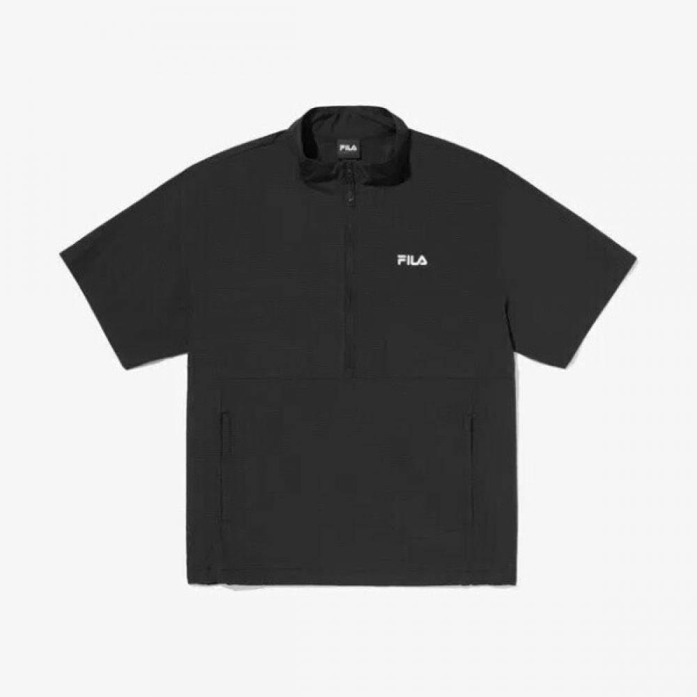Fila Seersucker Short Sleeve Anorak Fs2jkg2408xblk 95(M)