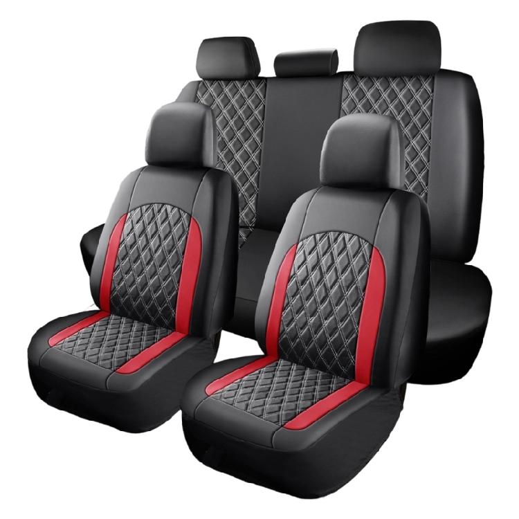 Coprisedili Auto Trapuntati a Diamante Universali Proteggi Cuscino 2/4/9 Pezzi Pelle PU Premium Per Berlina SUV Uso Stagione Unica
