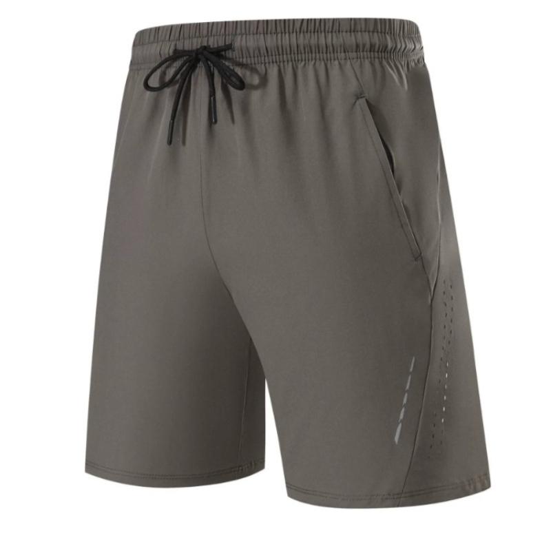 

Men s Tennis Sports Shorts Gym Fitness Training Running Sports Jogging Shorts Quick Dry Breathable Sportswear 3XL сірий