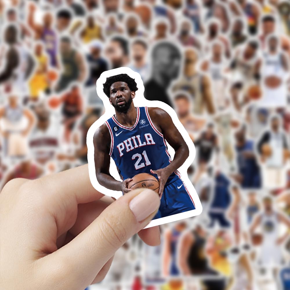 CheeseCat NBA Basketball Player Anime Waterproof Decorative for and PCs Stickers, Stickers, Multicolor, 103-Piece Set, Planners, Cars, Motorcycles,