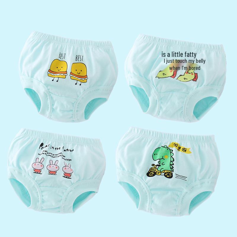 Children's Combed Cotton Triangle Briefs & High-Waisted Leggings for Girls