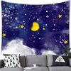 Cartoon Moon Stars Decorative Tapestry Office Living Room Decoration Home Wall Tapestry