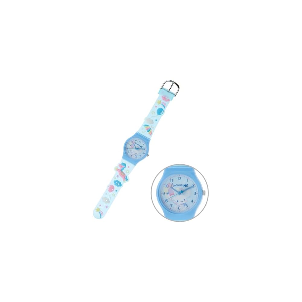 Sanrio Cinnamoroll Digital Watch Adjustable Wrist Size 12-16cm Kids Electronic Timepiece