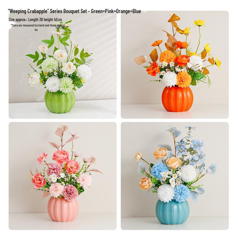 Nordic Style Artificial Floral Decoration for Home and Dining Table