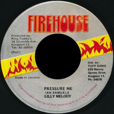 7inch Record LILLY MELODY - Pressure Me NONE Firehouse Jamaica Reggae, Ska & Dub Used
