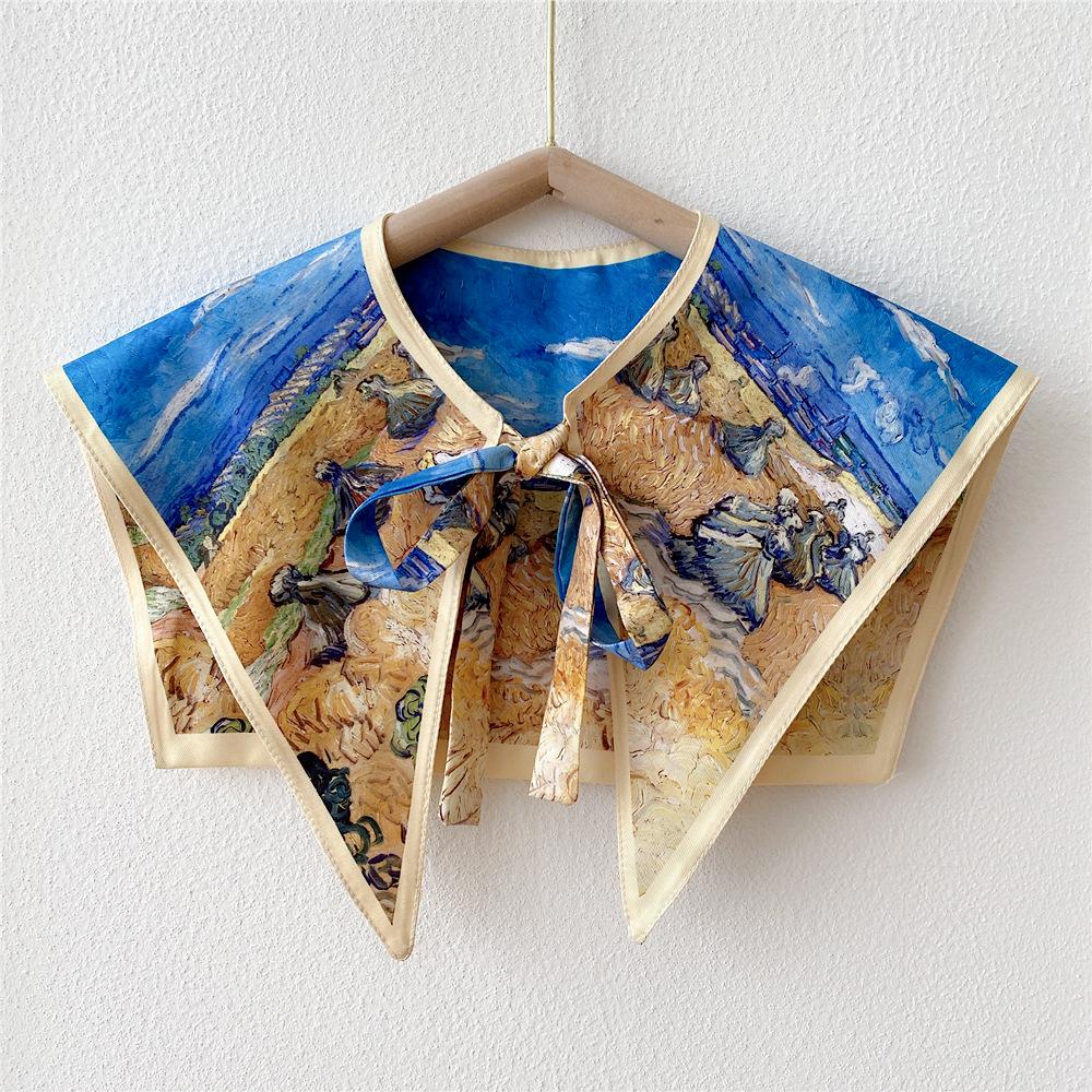 Silk Shawl Scarf: Women's Shoulder Drape for Spring, Summer, Autumn - Versatile Neck Decoration & Protection