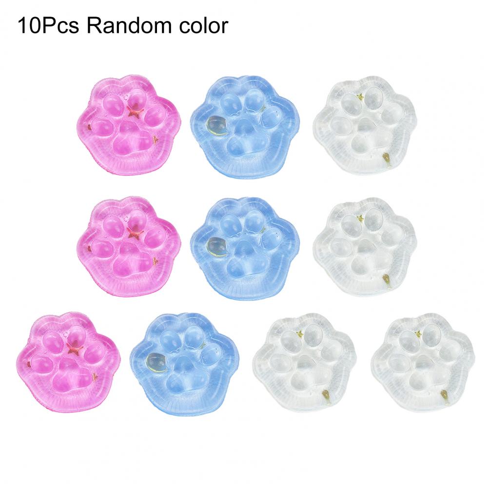 Ice Cube Squeeze Toy Transparent Squeeze Toy Stress Relief Ball Realistic Ice Cube Fidget Toy Soft Cat Paw Pinch For Adults
