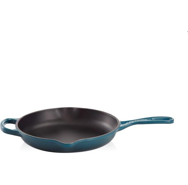 Сковорода Le Creuset Signature чугунная для сервировки круглая 23 см глубокая бирюзовая (20182236420422)