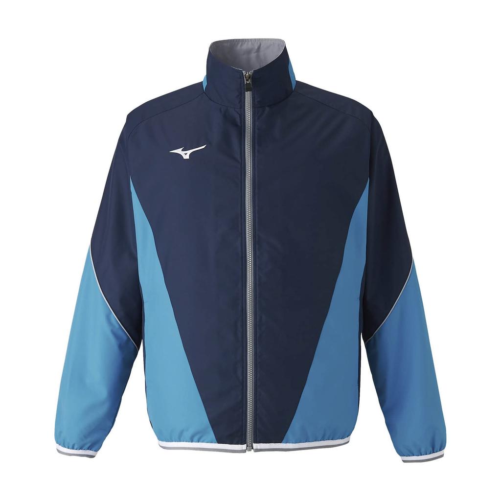 Mizuno Unisex Training Cross Jacket for Competitive Dress Navy X XL (Mizuno) Swimming, N2JC2010, 82 Sax, Size