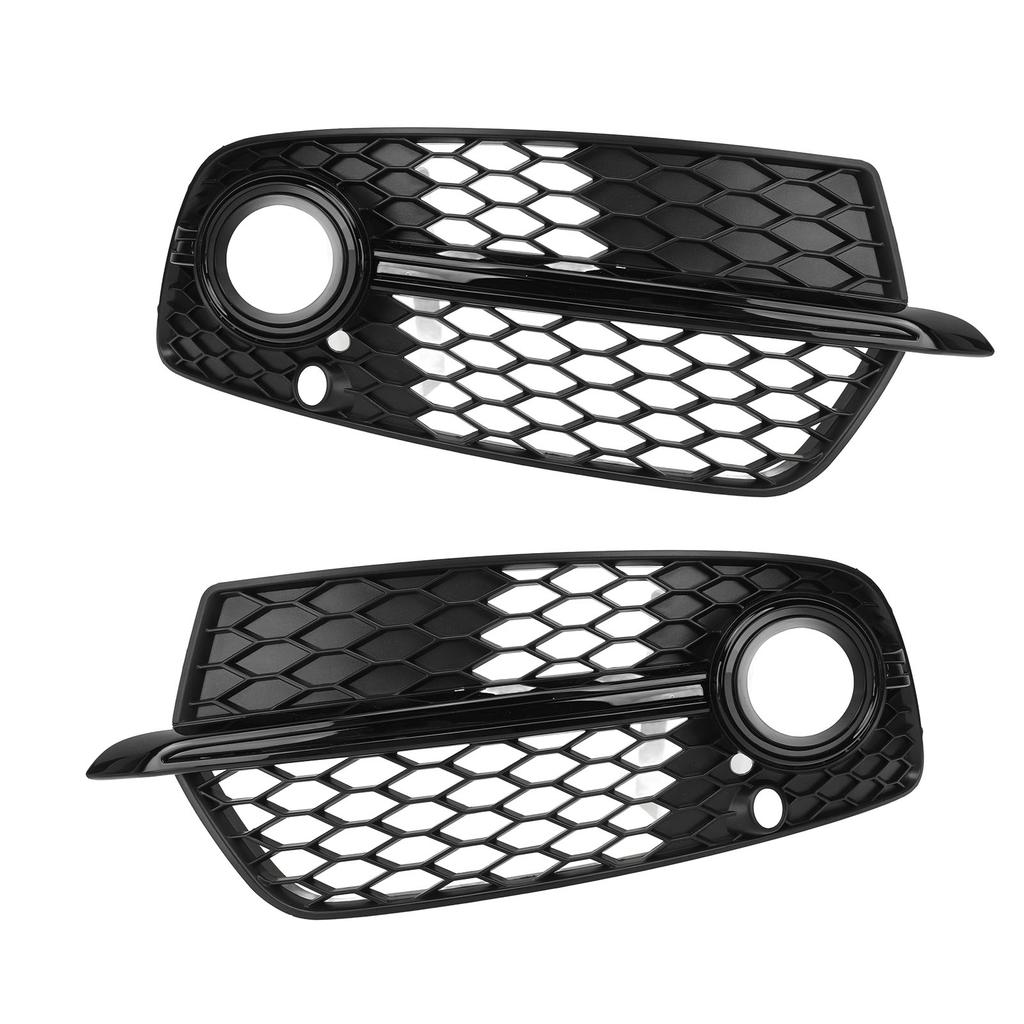 2PCS Foglight Grille Left Right Scratch Resistant Fog Lamp Grill Cover for Q5 Sport 8R 2013 to 2017