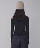 REST&RECREATION Rr One Shoulder Long Sleeve Top - Black