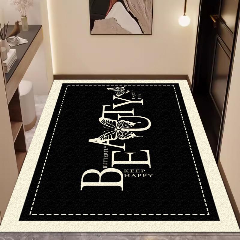 

Моющийся и разрезаемый коврик для входной двери из высококачественной кожи 2024 года - устойчивый к грязи 50x80 cm