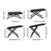 Pedicure Stool For Nail Technology Foldable Adjustable Pedicure Foot Stand Non-Slip Foot Stool W/ 6 Heights Black Pedicure Tool