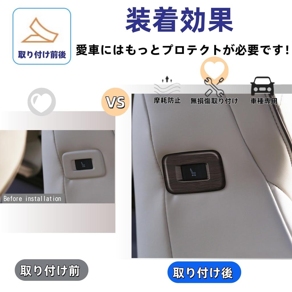 Glealcco Kompatybilne z akcesoriami do nowej serii Alphard/Vellfire 40, 2. rząd