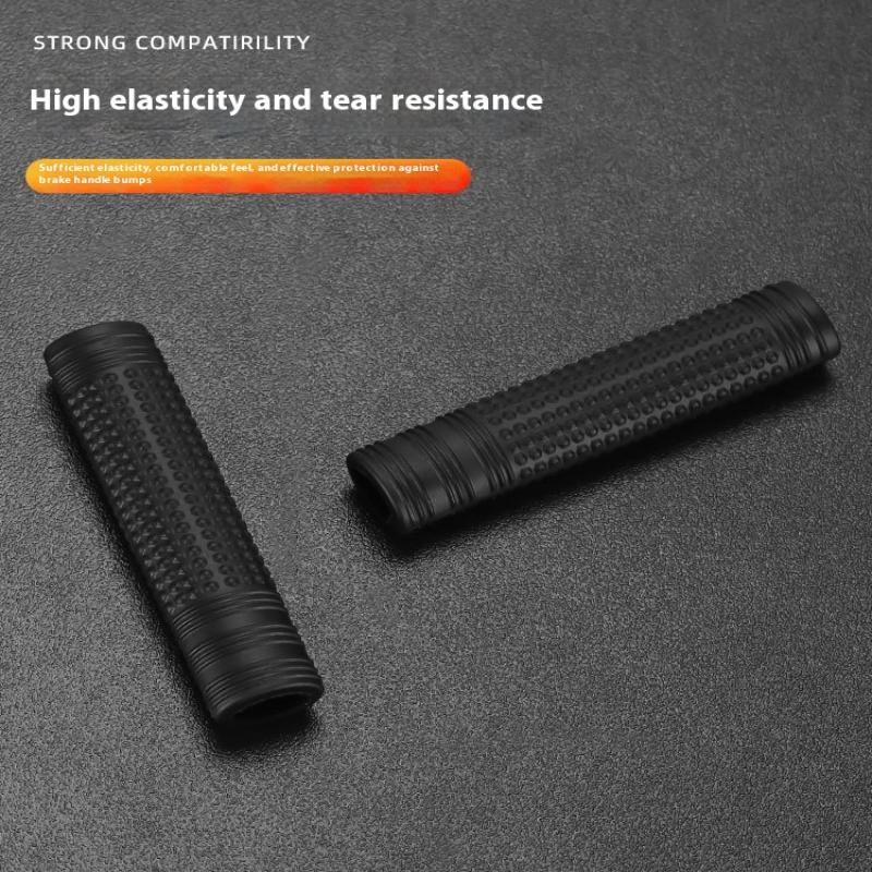 2 Pairs Bicycle Brake Handle Protection Cover Mountain Road Bike Brake Lever Protection Anti Slip Gel Sleeve Cycling Accessories