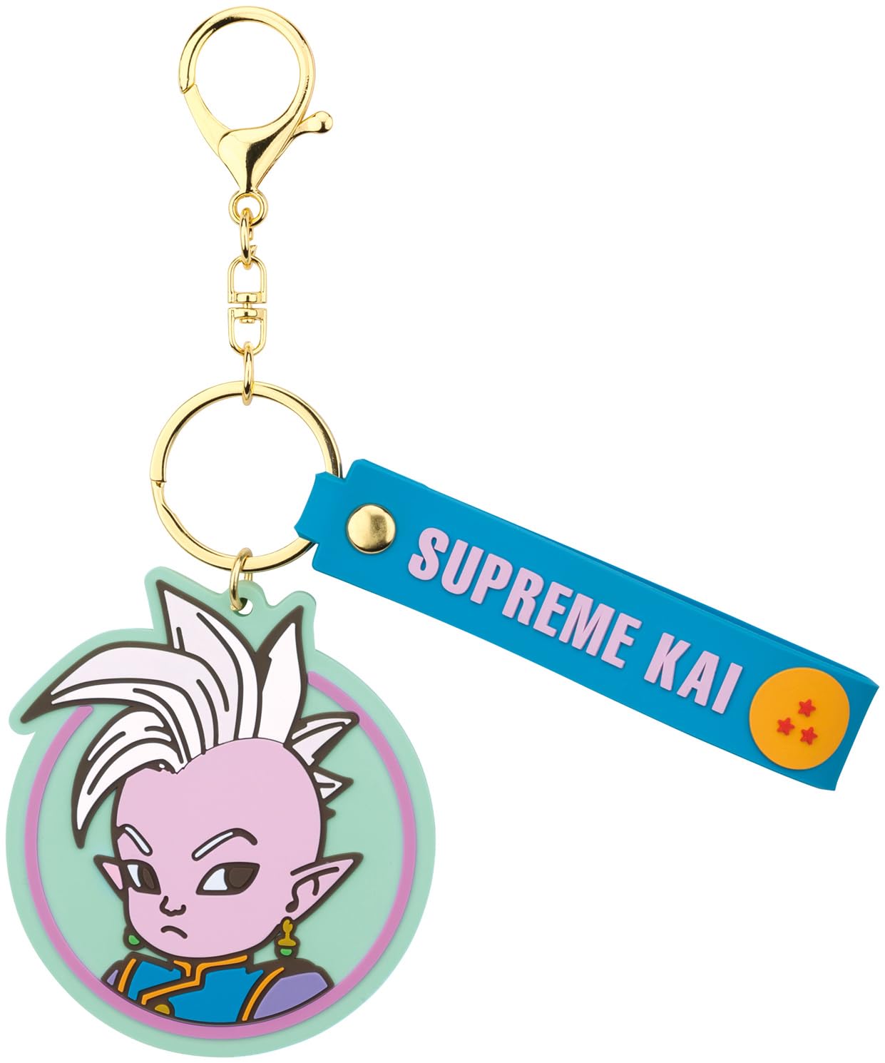 

Skater Rubber Mascot Keychain Dragon Ball DAIMA for Boys Kaiōshin (Mini) ZRMKH2-A