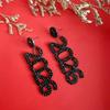 Crystal Drop Earrings High-Quality 2026 Earrings Rhinestone Earrings Long For Women'S Jewelry Christmas Party Special Events