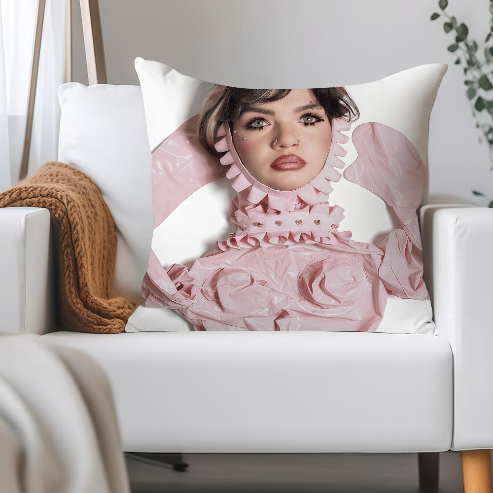 

British Singer L-Lola Young Myself Pillow Case Applicable Space For Guest Rooms Interiors Cars Office House Decoration 12x12Inch