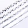 3mm/4mm Punk Gothic Cool Silver Color Choker Metal Collar Link Chain Stainless Steel Necklace