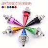 4PCS M6 Threaded Tips Screw Car Modified Fasteners Fender Washer Bumper Engine Screws License Plate Aluminium Alloy Bolts