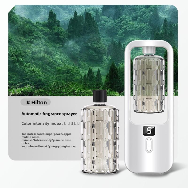 50ml Veggmontert Aroma Diffuser Duft Essential Oil Aromaterapimaskin med tidsinnstilling Luftrensende duftspreder for soveromtoalett