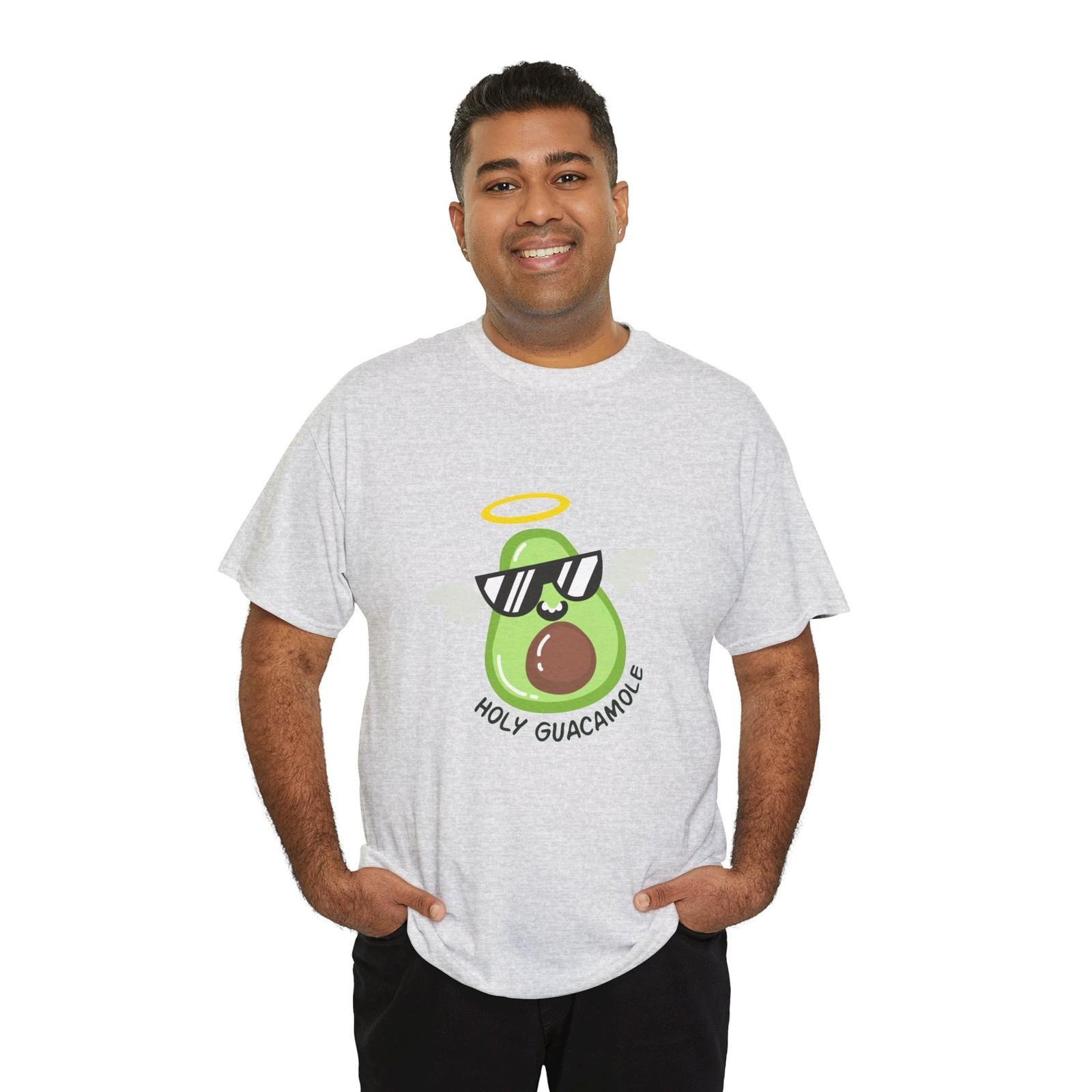 Holy Guacamole Avocado Tee Unisex T-Shirt for Foodies Casual Wear Summer XXXXL