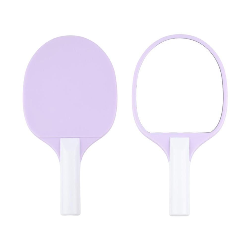 Cartoon Makeup Mirror Racket Shape Cosmetics Mirror Creative Handheld Mirror