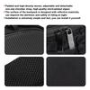 Motorcycle Rear Seat Bag Pack Waterproof Oxford Cloth HighDensity Woven Reflective  (Red )