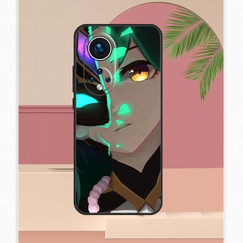 

Чехол Genshin Impact Сяо для Honor Magic 7 Lite 5 6 8 Pro Honor 400 200 X9c X9b X9a X8b X8a X8c 50 70 90 Honor X9b
