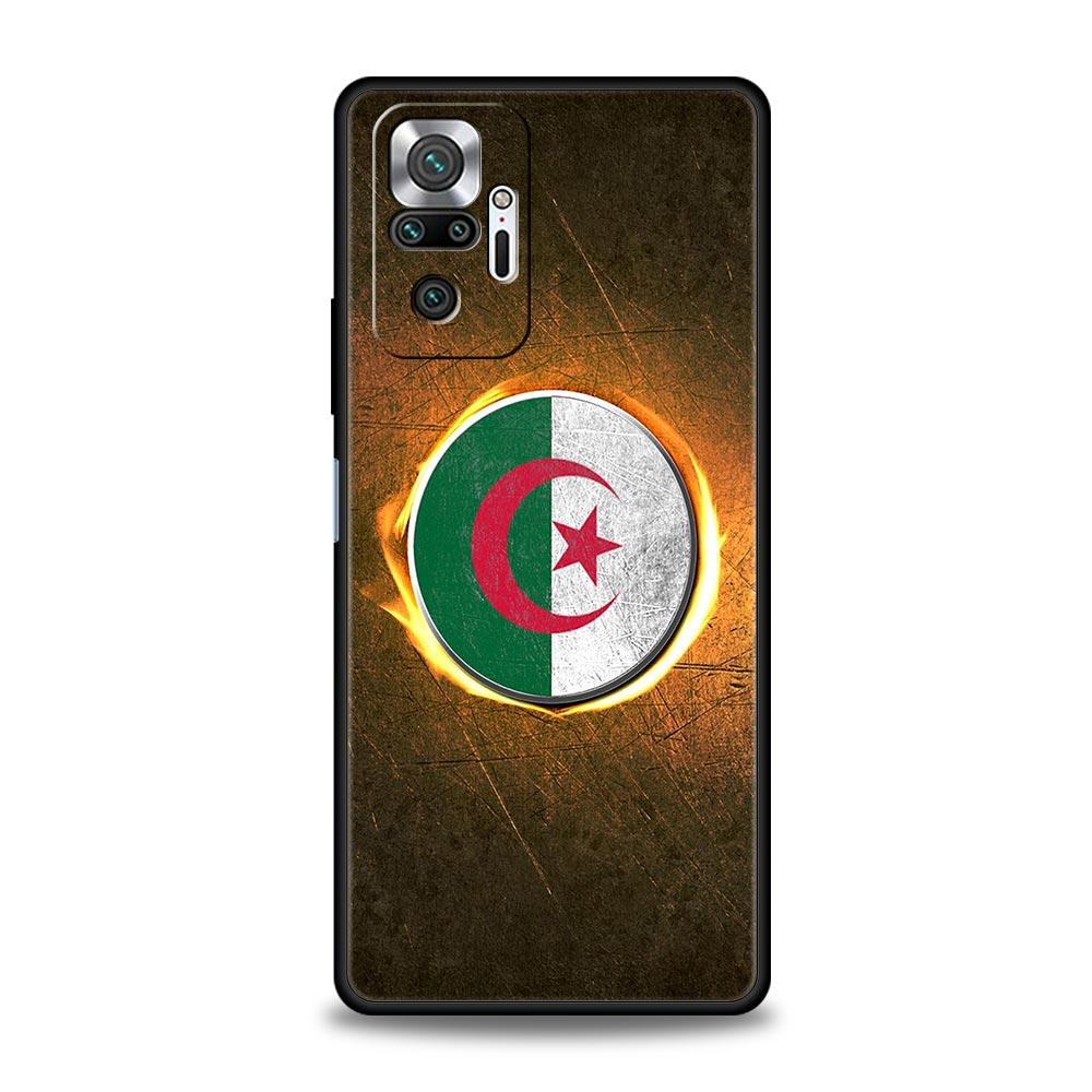 Algeria Passport Phone Case For Xiaomi Redmi Note 14 13 5G 10 11 12 Pro Plus 4G 14C 13C 12C 10C Black Cover