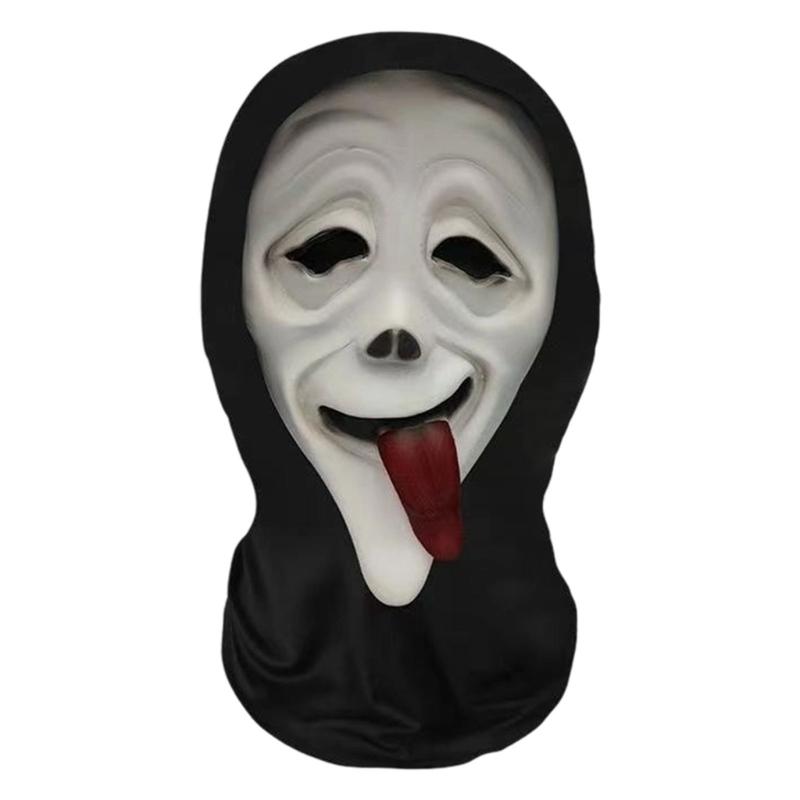 Totenkopf Sturmhaube Überzug für Themenveranstaltung Komfortables Design Realistische Gesichtsmaske Furchteinflößende Halloween Gesichtsbedeckung