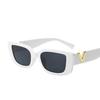 2025 V-Shaped Korean-Style Women's Hip-Hop Fashion Sunglasses - Small Square Frame