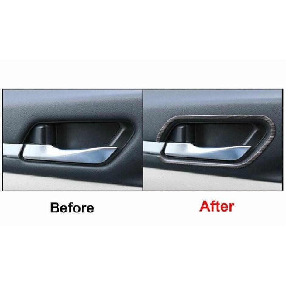 For Nissan Altima/Teana - Wood Grain Steel Inner Door Handle Frame Trim