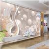 Wallpaper White Swan Geometric Ball Mural Living Room Bedroom Tv Background Walls Home Decor 3d Wallpaper